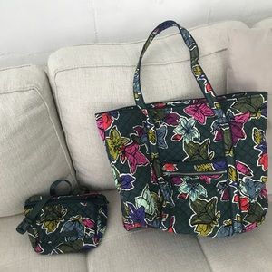 Vera Bradley tote & belt bag